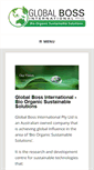 Mobile Screenshot of globalbossinternational.com