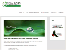Tablet Screenshot of globalbossinternational.com